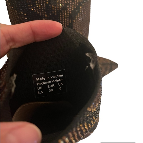 NWOT Aldo Deludith Rhinestone Heeled Booties - Picture 6 of 6